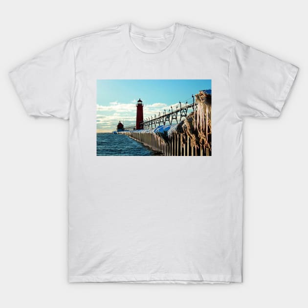 Light House. T-Shirt by ikshvaku